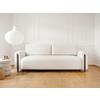 Schlafsofa Arcadova Creme/schwarz B:244cm - Creme/Schwarz, Design, Textil (244/97/97cm) - MID.YOU