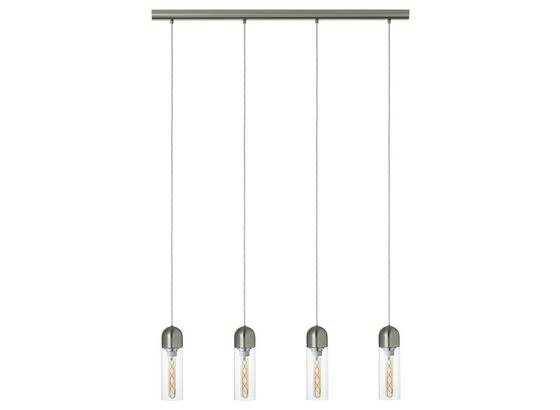 LED-Hängeleuchte Zacharo - Klar/Nickelfarben, MODERN, Glas/Metall (97,5/8/150cm) LED-Hängeleuchte Zacharo - Klar/Nickelfarben, MODERN, Glas/Metall (97,5/8/150cm)