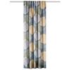 Fertigvorhang Millan - Pastellblau/Gelb, Design, Textil (135/245cm)
