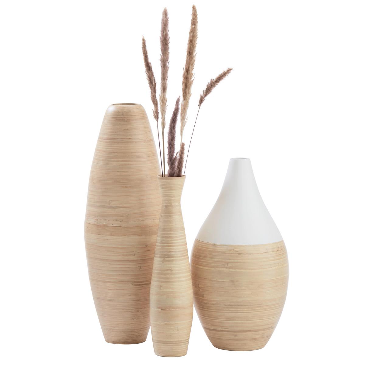Dekoračná váza Diana, Ø/V: 22/65cm - prírodná farba, Lifestyle, prírodné materiály (22/65cm) - Zandiara