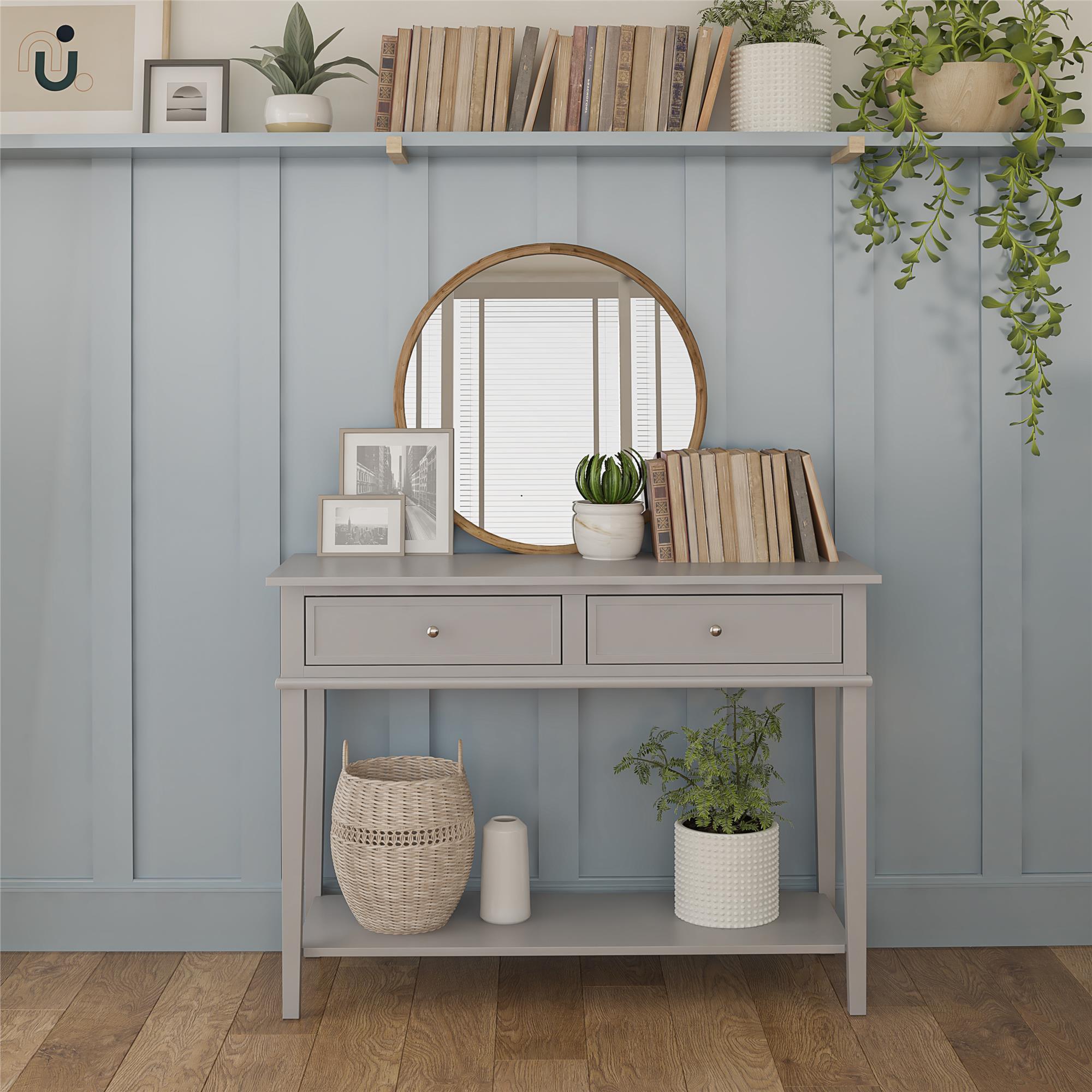 Konsole Franklin Grau 104 cm - Grau, Design, Holz (104/76/40cm) - MID.YOU
