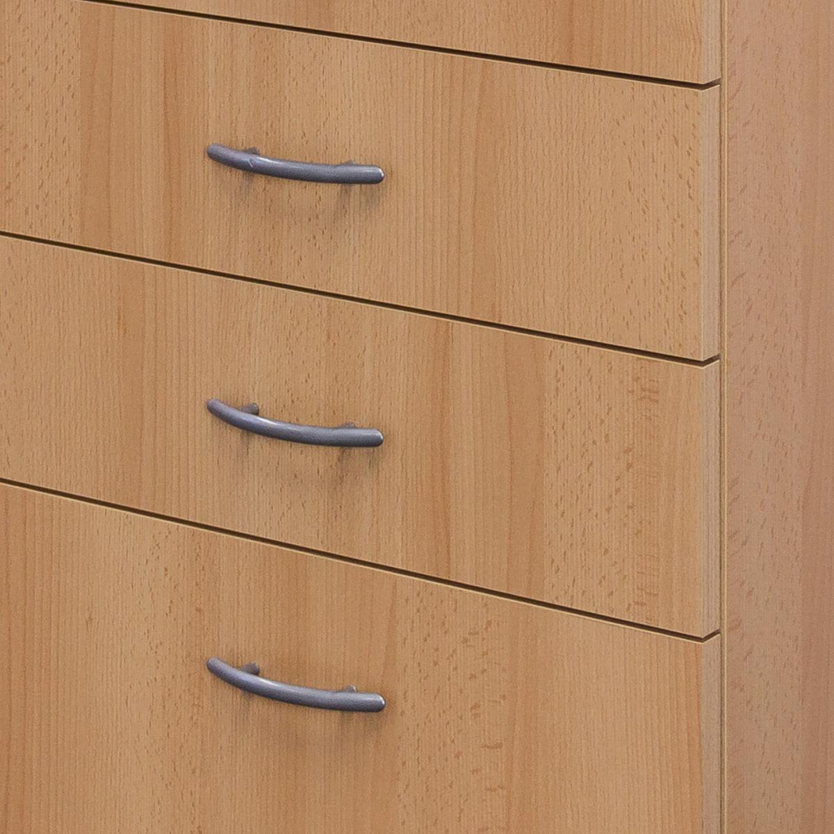 Küchenunterschrank Nano Ussa 50cm Buche Dekor - Beige/Buchefarben, Holzwerkstoff (50/85/60cm) - FlexWell