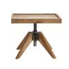 Nachttisch Accessoires Eichefarben B: 52 Cm - Eichefarben, Design, Glas/Holz (52/34-53/42cm) - Hasena