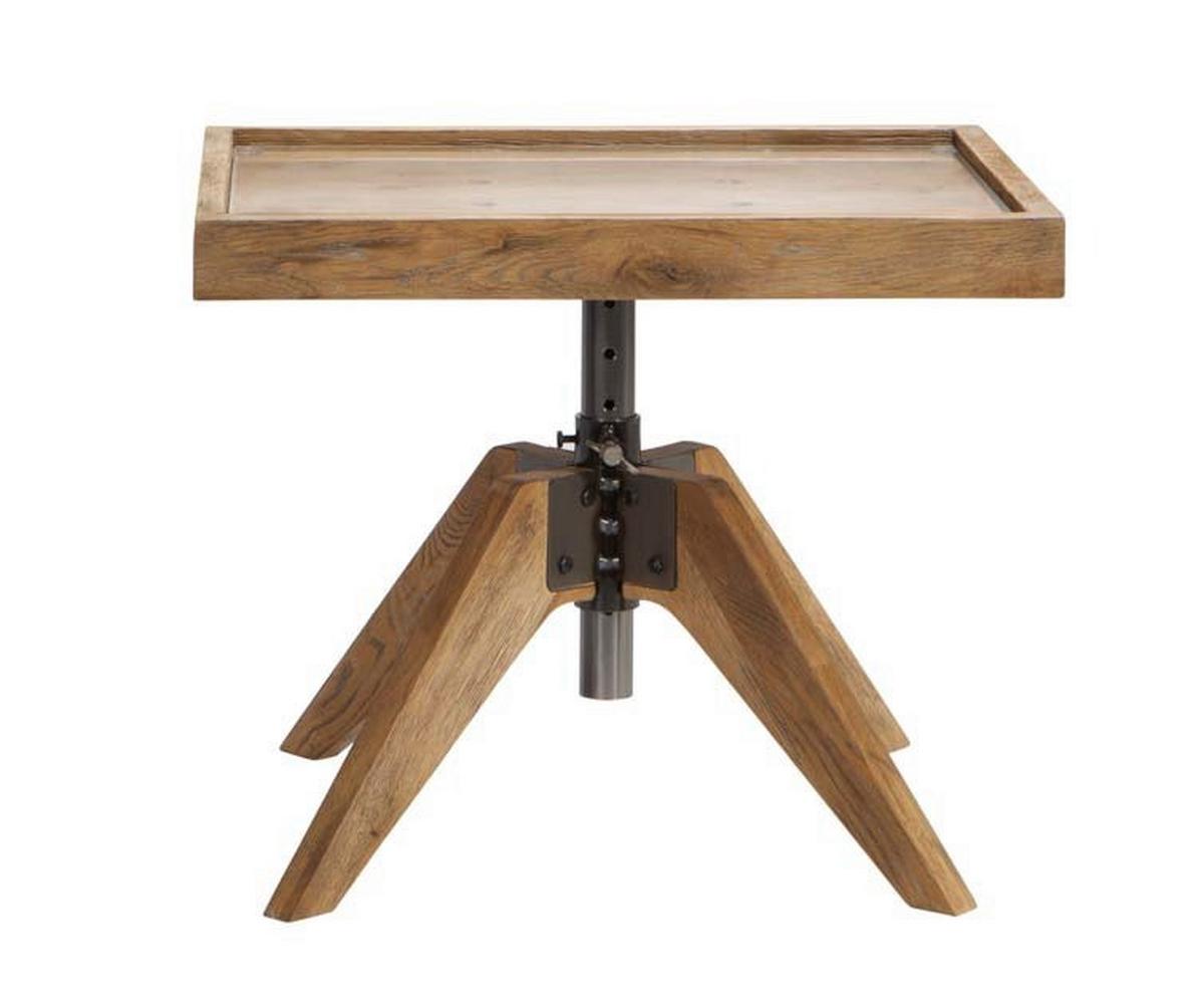 Nachttisch Accessoires Eichefarben B: 52 Cm - Eichefarben, Design, Glas/Holz (52/34-53/42cm) - Hasena