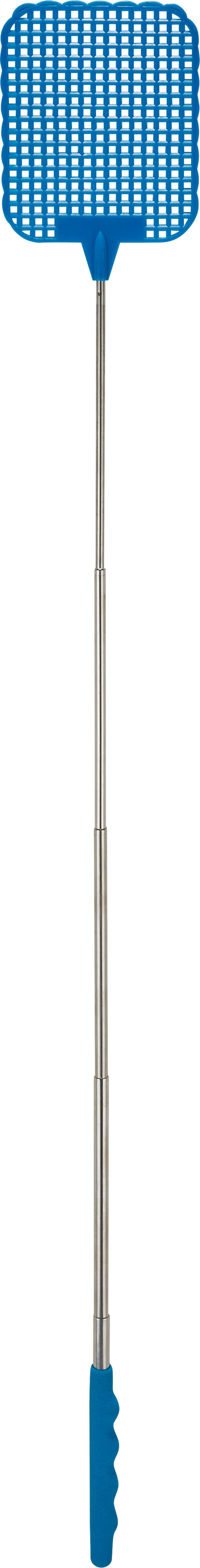 Fliegenklatsche Willi Farbl. Sort. L: 26-71 cm - Blau/Rot, Basics, Kunststoff/Metall (8/26-71cm) - Homezone