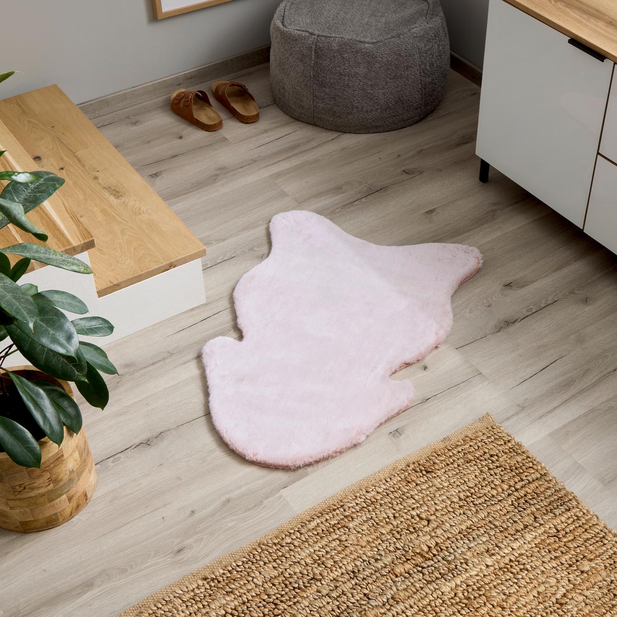 KUNSTFELL rosa, waschbar - Pink, ROMANTIK / LANDHAUS, Textil (90/60cm) - James Wood