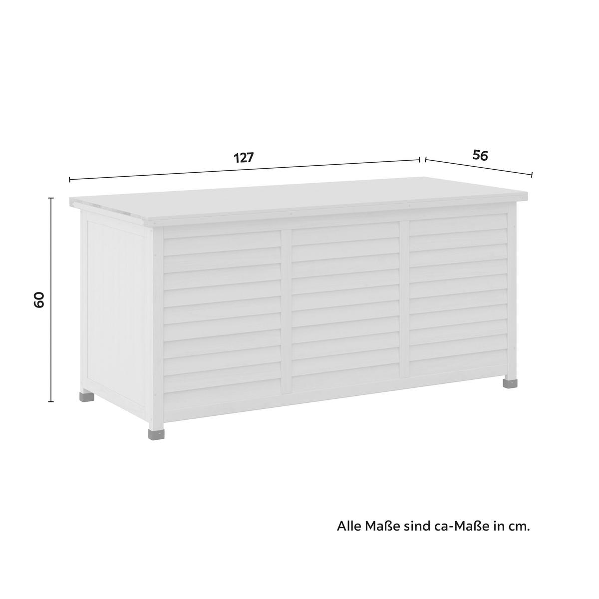 BOX NA VANKÚŠE JORIS - sivá, Modern, drevo (127/60/56cm) - Bessagi Garden