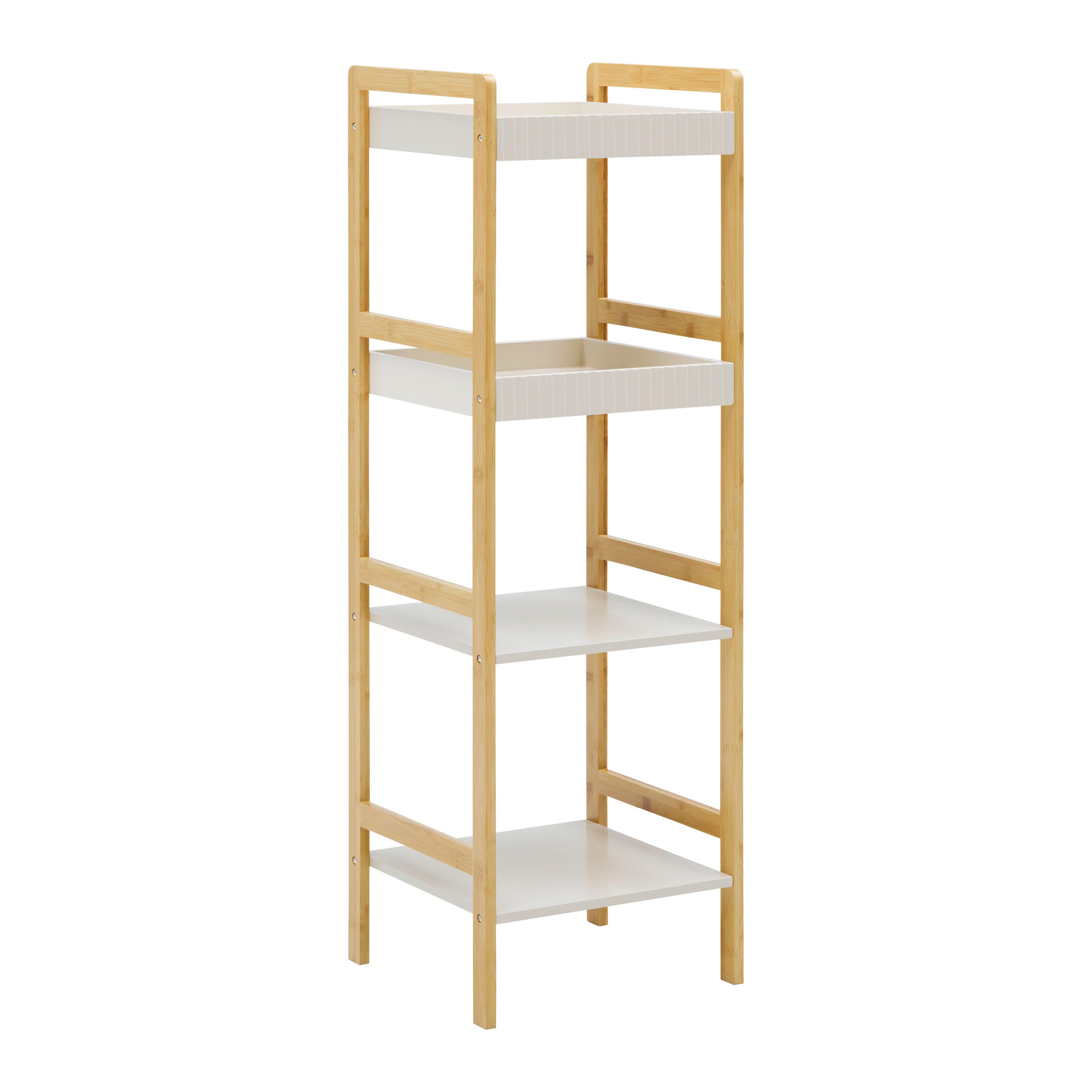 REGÁL FERDINAND -EXKLUSIC- - prírodná farba/kašmírová, Modern, kompozitné drevo/prírodné materiály (36/112/33cm) - Mömax