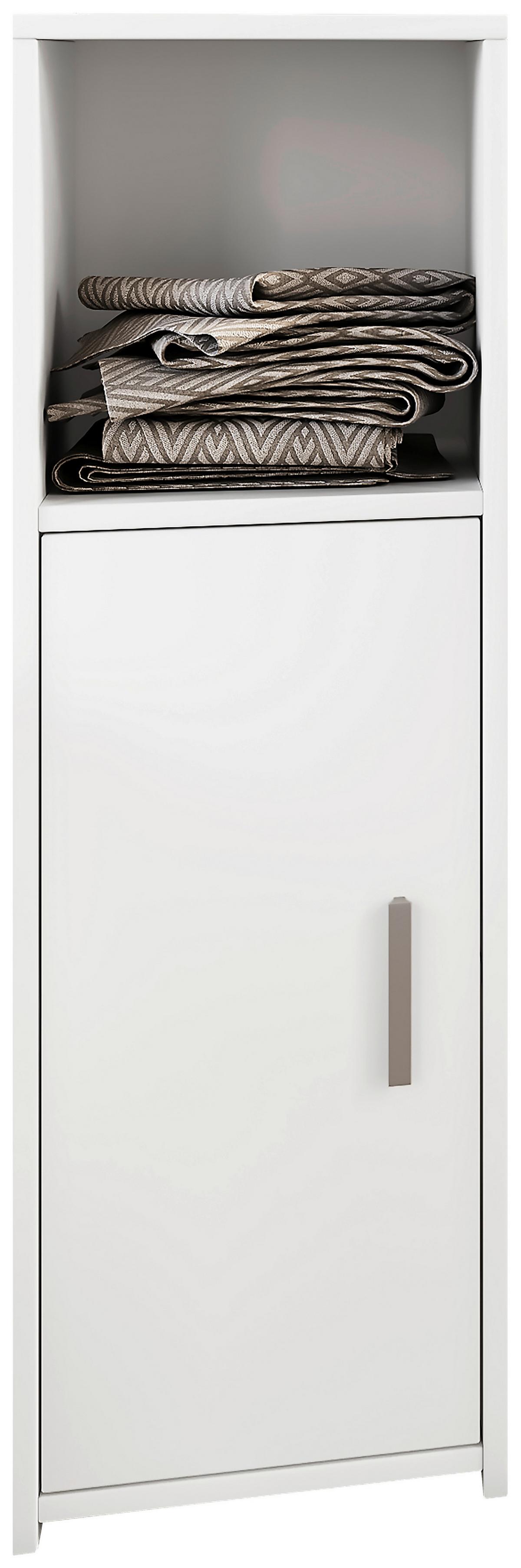 Midischrank Mit Offenem Fach Zalo L B: 30 Cm Weiß - Weiß, MODERN, Holzwerkstoff (30/95,3/30cm) - MID.YOU