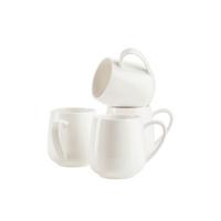 Kaffeebecherset Taya 4-Teilig Porzellan, Weiß, Glänzend - Weiß, Basics, Keramik (9/9,5cm) - Mäser