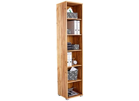 Aktenregal Profi - Chromfarben/Eichefarben, MODERN, Holzwerkstoff (50/220/35cm) - Ombra Aktenregal Profi - Chromfarben/Eichefarben, MODERN, Holzwerkstoff (50/220/35cm) - Ombra
