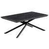 Dohányzóasztal Shadow Grey - fekete/szürke, Modern, faalapú anyag/fém (110/45/65cm)