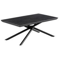 Dohányzóasztal Shadow Grey - fekete/szürke, Modern, faalapú anyag/fém (110/45/65cm)