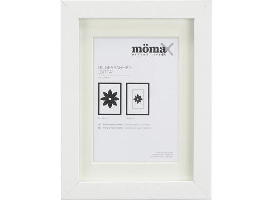 Rám Na Fotky Gitta - biela, Moderný, kompozitné drevo/sklo (13/18/3,6cm) - Mömax modern living Rám Na Fotky Gitta - biela, Moderný, kompozitné drevo/sklo (13/18/3,6cm) - Mömax modern living