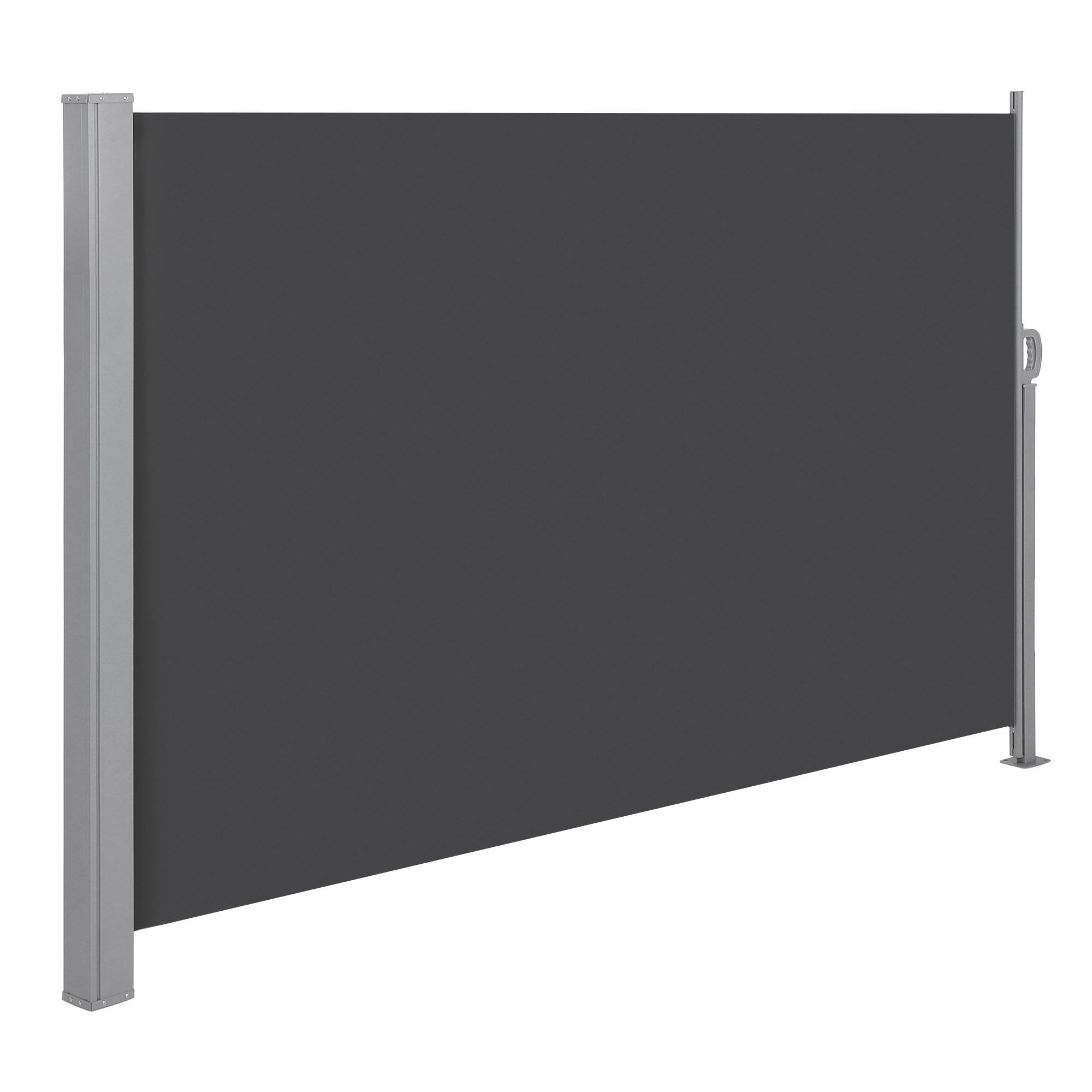 Markise Dunkelgrau Grau BxH: 350x200 cm - Dunkelgrau/Grau, Basics, Textil/Metall (350/200cm) - Modante