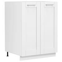 Küchenunterschrank Colura - Weiß, Trend, Holzwerkstoff/Kunststoff (60/82/46cm) - MID.YOU