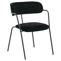 Stuhl-Set Arrow - Schwarz, Design, Textil/Metall (58/79/61cm) - Livetastic