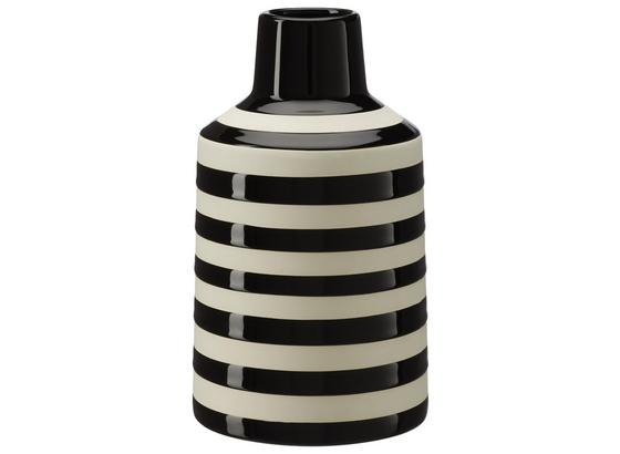 Váza Stripes - čierna/biela, keramika (12/20,5cm) - Mömax modern living Váza Stripes - čierna/biela, keramika (12/20,5cm) - Mömax modern living