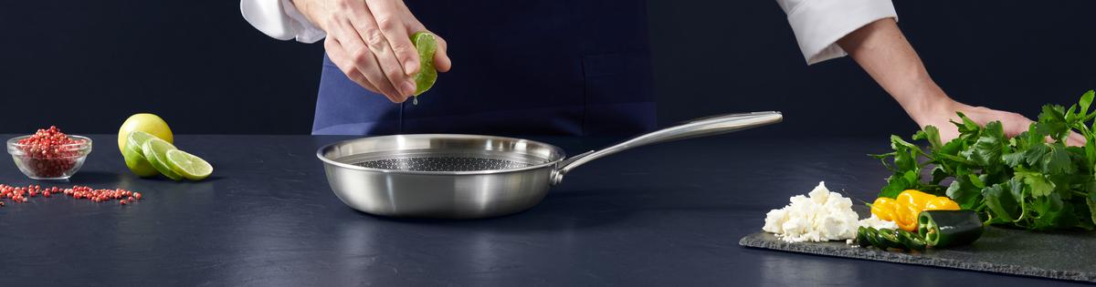 Pánev na smažení P/V: 20/4 CM - barvy nerez oceli, Moderní, kov (20/4cm) - Gourmesto