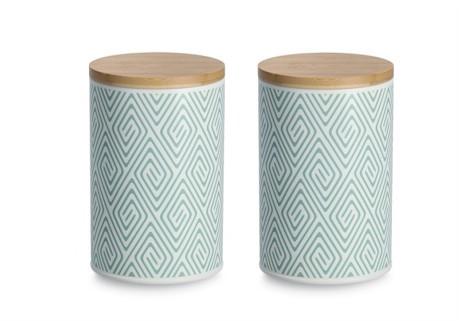 VORRATSDOSE BxHxT: ca. 11x11x17 cm - Mintgrün, Basics (10,5/10,5/16,5cm) - Zeller Present