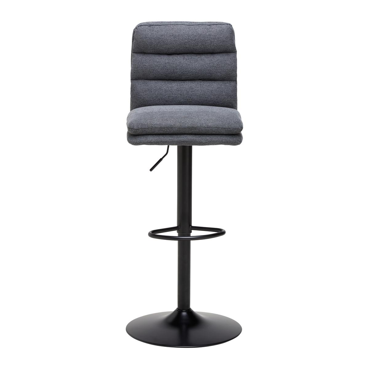 Barová židle JONA - černá, Moderní, kov/dřevo (42/98-120/53cm) - Mömax
