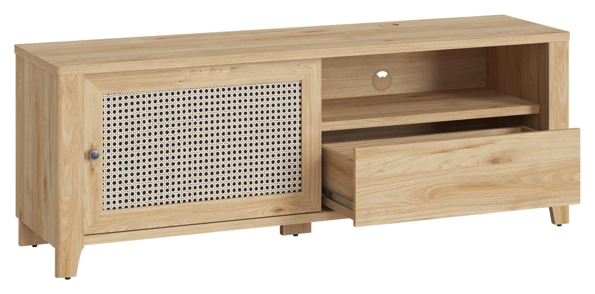 Tv-szekrény Cestino - Modern, faalapú anyag (157,8/57,2/42cm)