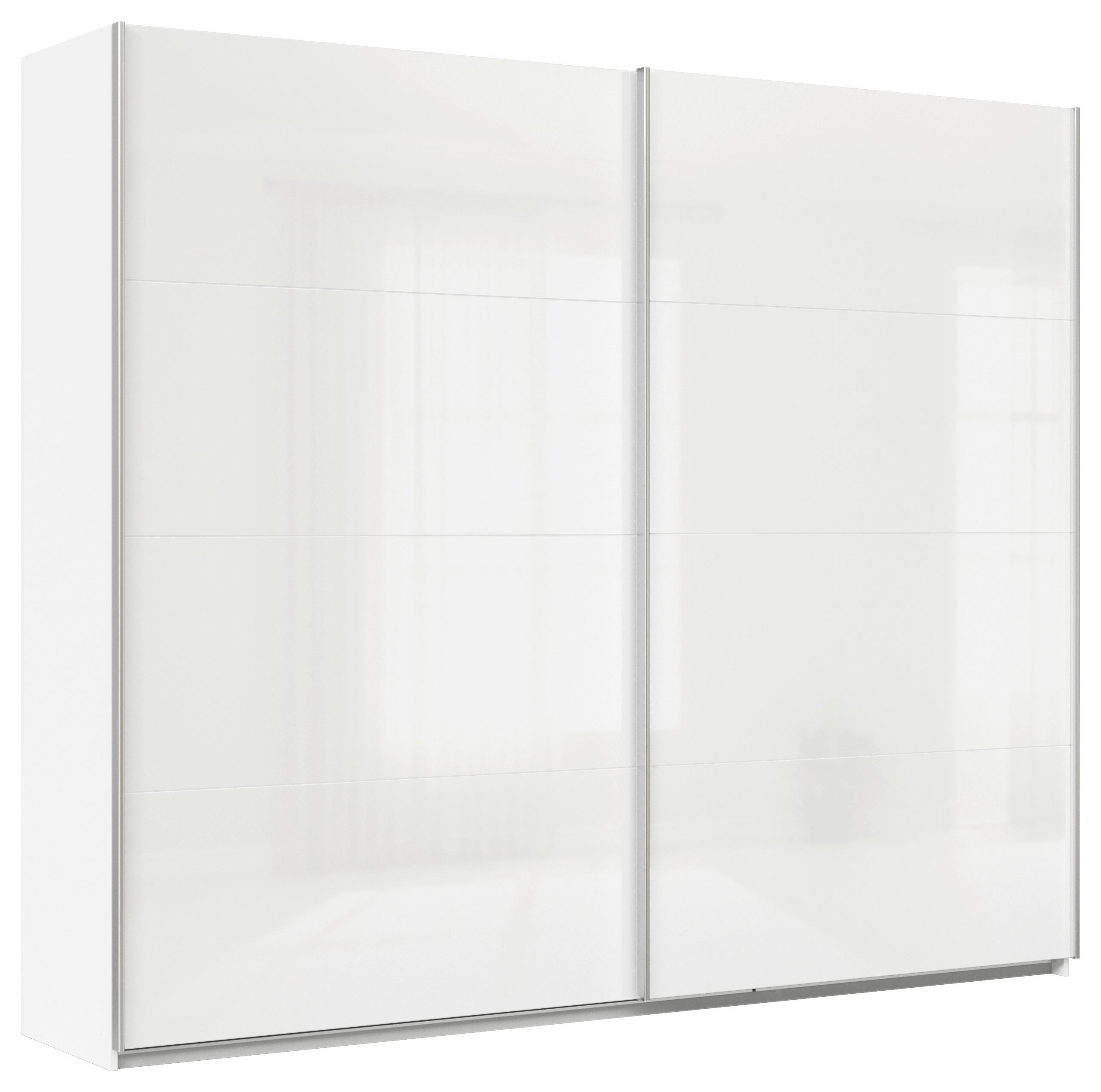 Schwebetürenschrank Feldkirch 271 Maxihöhe - Weiß Hochglanz/Weiß, MODERN, Holzwerkstoff (271/229/62cm)