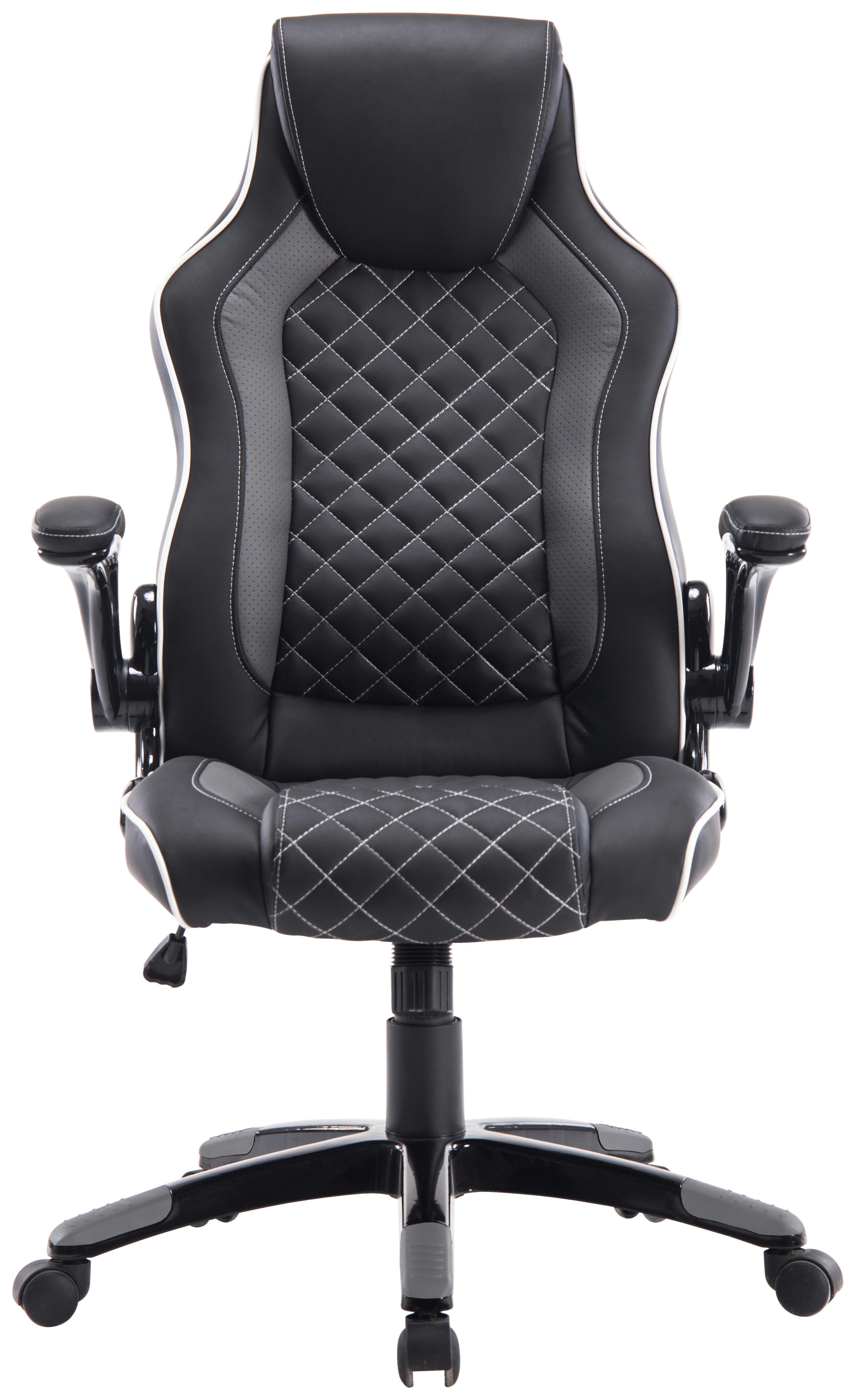 Kancelárske kreslo REGINA - čierna/sivá, Modern, textil/plast (71/116-126/66cm) - Mömax