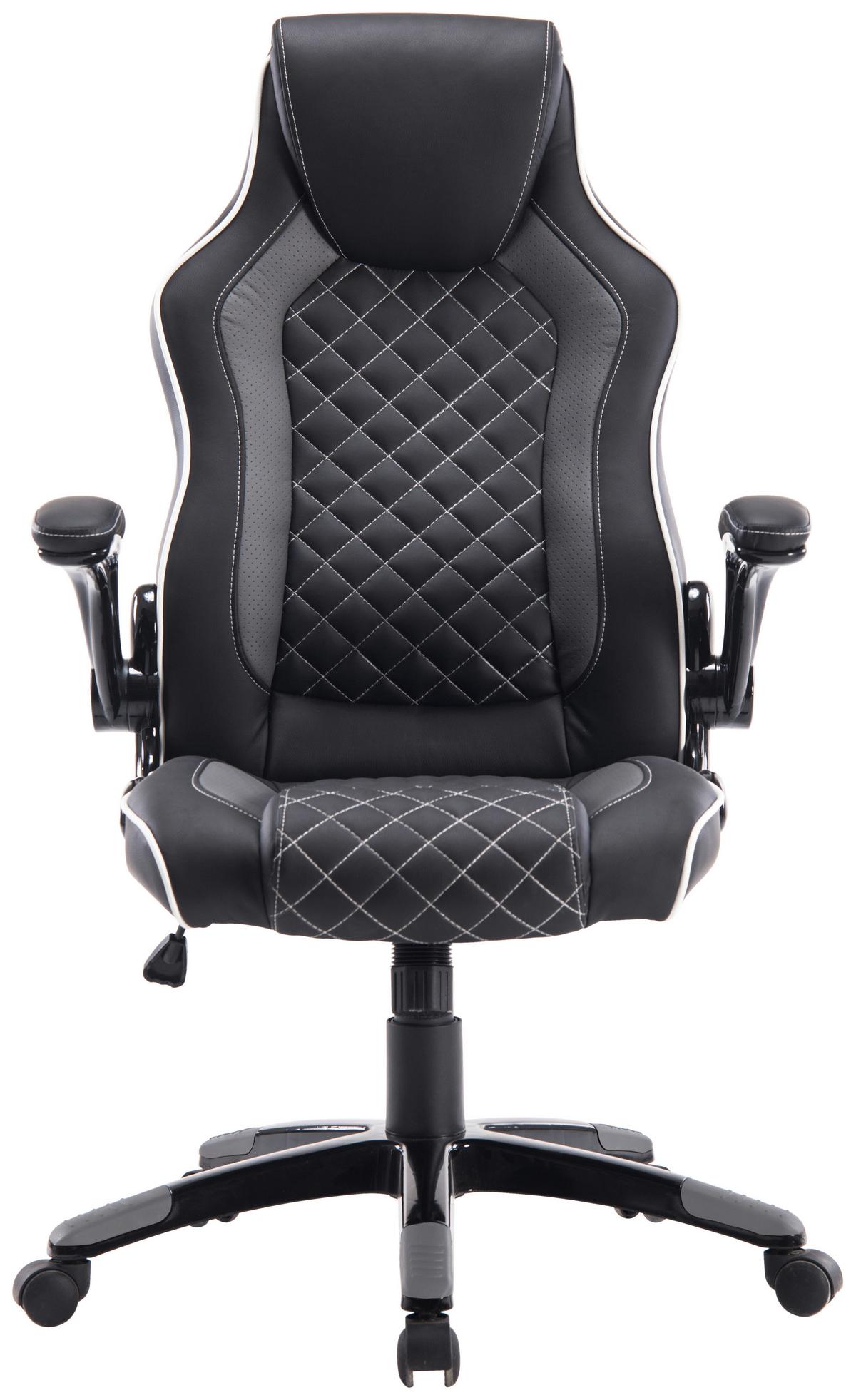 Kancelářske křeslo REGINA - šedá/černá, Moderní, textil/plast (71/116-126/66cm) - Mömax