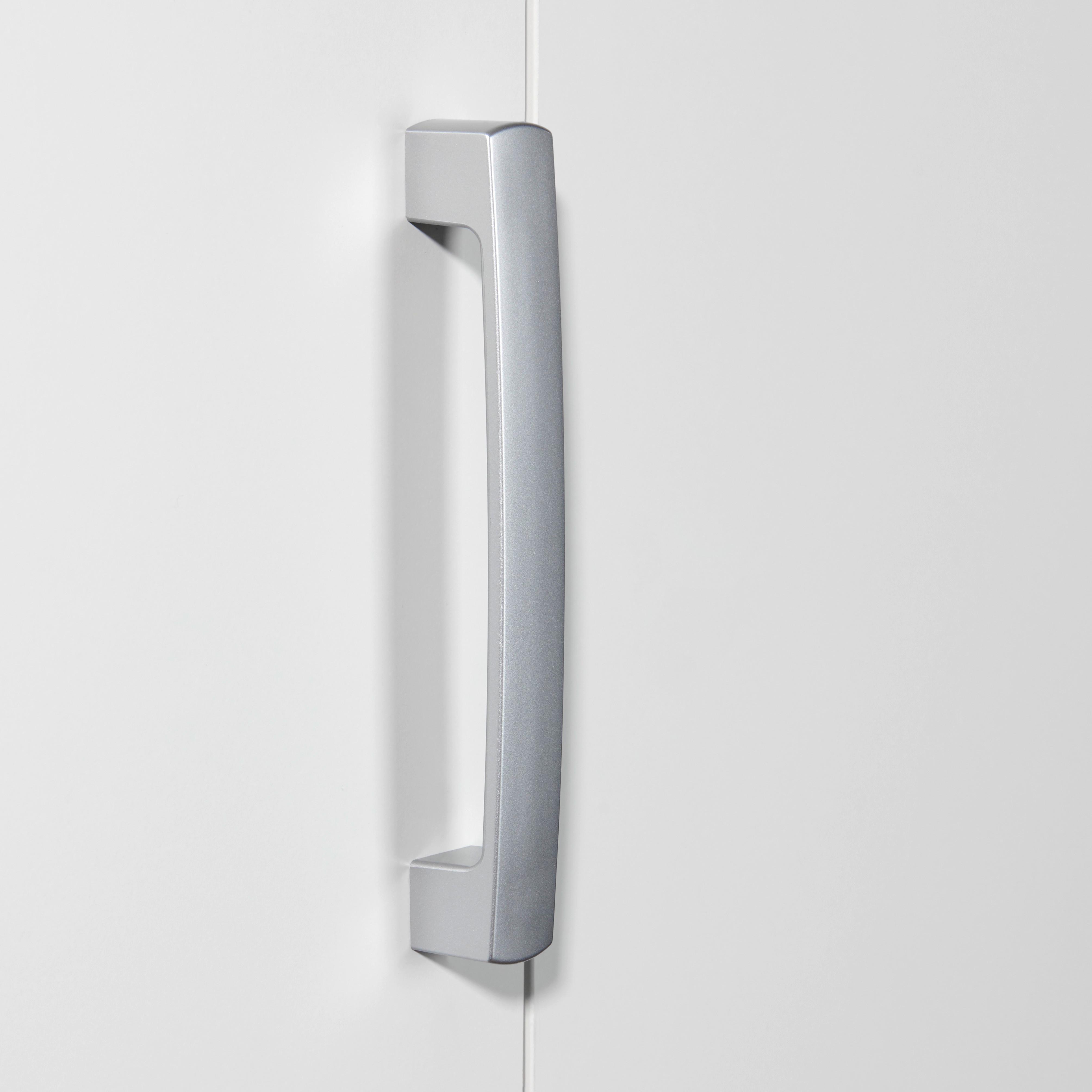 Möbelgriff Alufarben Passend Zu Unit Elements - Alufarben, MODERN, Kunststoff (18/2,2/2,2cm) - Ondega