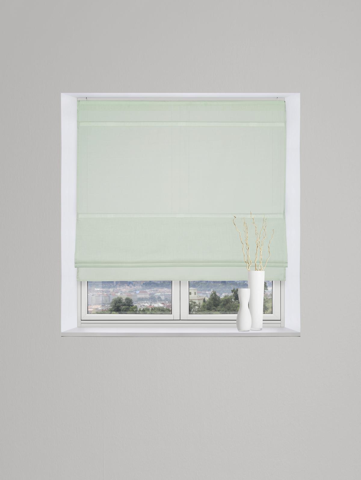 Nariasená roleta Maggy, 120/170 cm, zelená - jadeitovozelená, Modern (120/170cm) - Modern Living