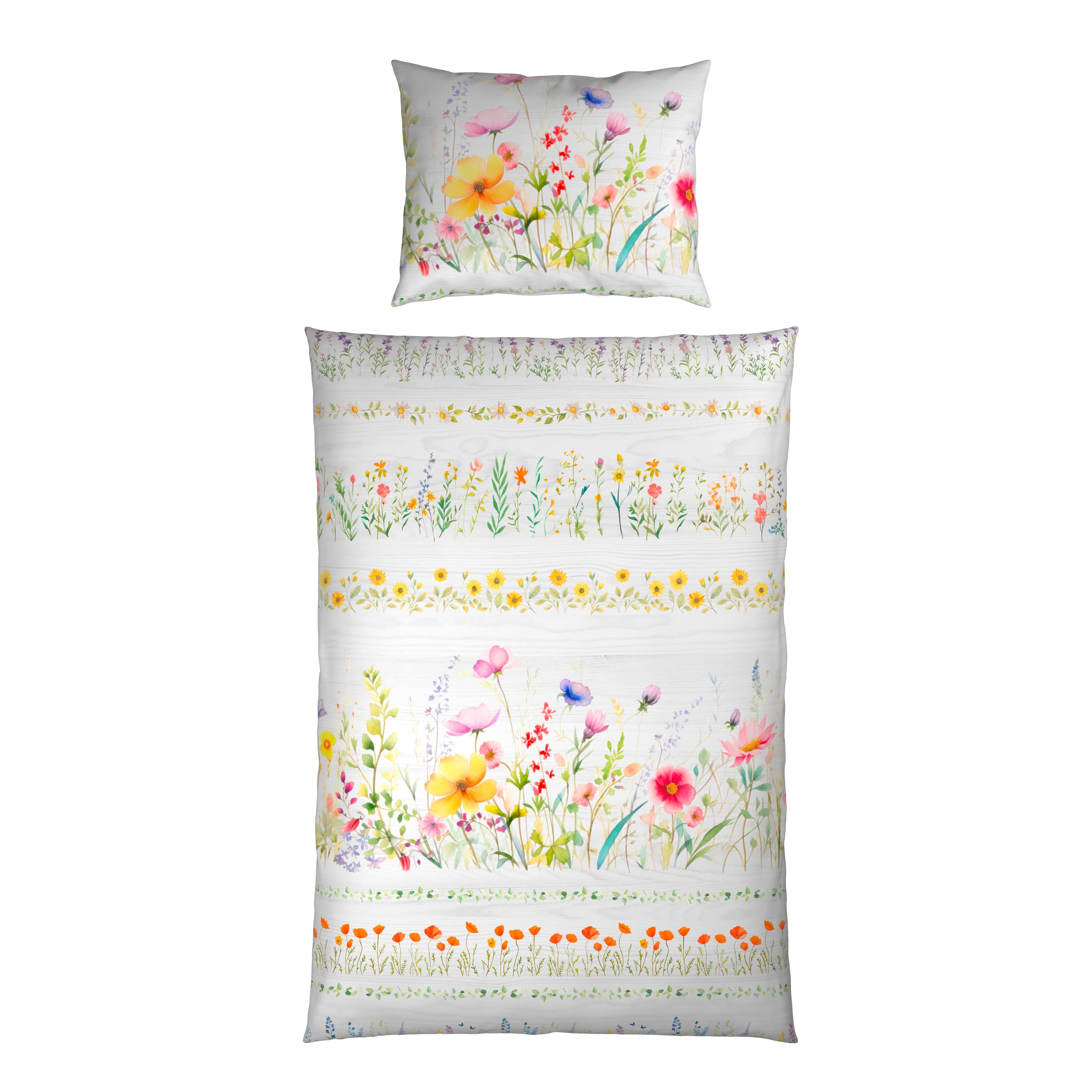 BETTWÄSCHE WIESENZAUBER - Multicolor, MODERN, Textil - Luca Bessoni