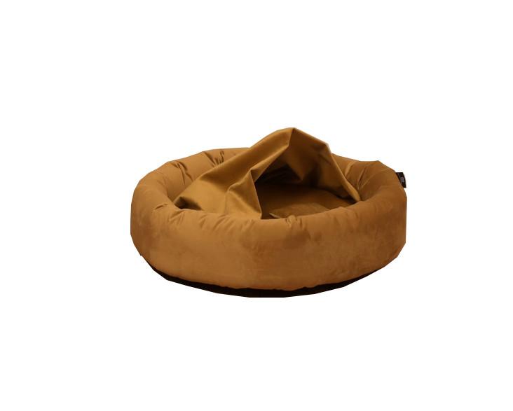 Hundebett Charly Gelb L: 68 cm - Gelb, KONVENTIONELL, Textil (68/68/18cm)