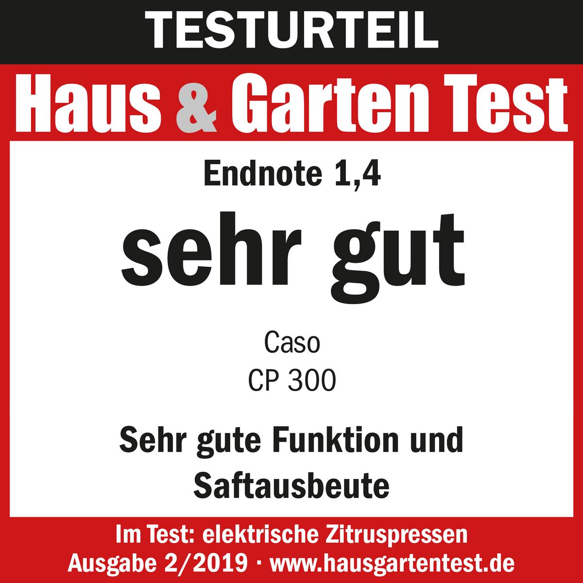 Zitronenpresse 3550 - Edelstahlfarben/Schwarz, Basics (20/31/32cm) - CASO Design