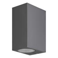 VENKOVNÍ NÁSTĚNNÉ SVÍTIDLO MEDELLIN - černá/čiré, Design, kov/sklo (10/10/14cm) - Eglo