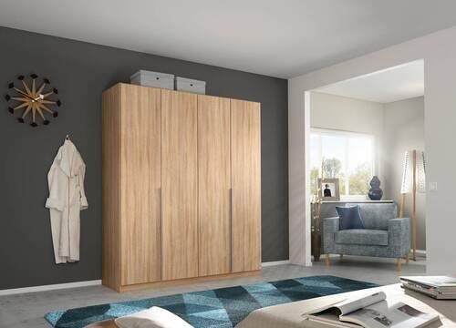 Drehtürenschrank 181cm Alabama, Sonoma Eiche Dekor - Sonoma Eiche, MODERN, Holzwerkstoff (181/229/54cm) - Rauch Möbel