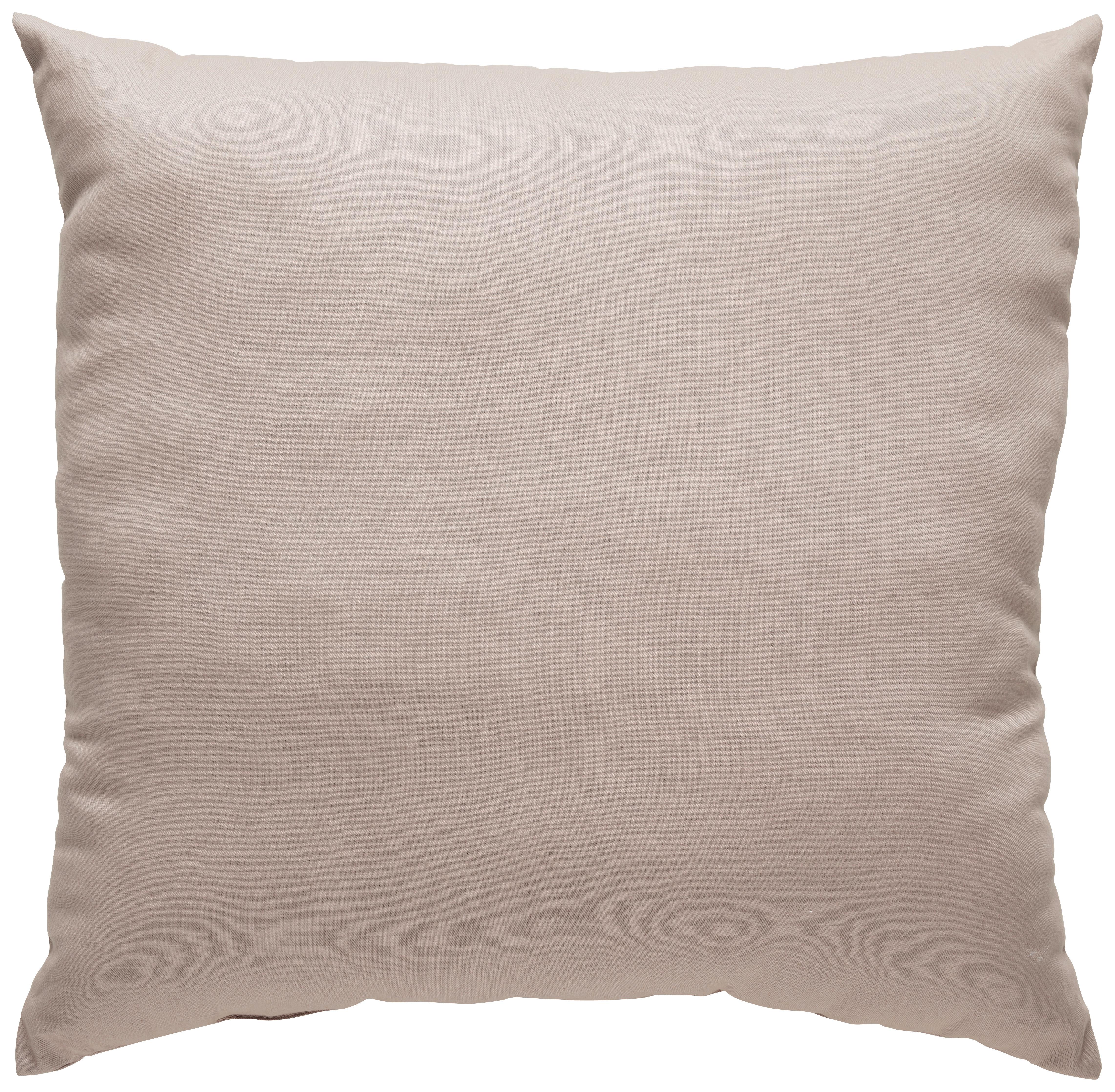 Dekoračný vankúš Mex, 48/48cm, sivá - béžová, Konventionell, textil (48/48cm) - Modern Living