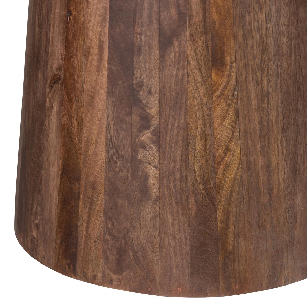 Esstisch Limit Walnussfarben L: 130 cm - Walnussfarben, Design, Holz (130/130/76cm) - Livetastic