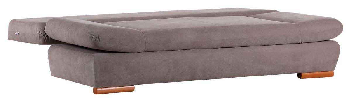 Schlafsofa Canja - Hellbraun/Buchefarben, Design, Textil (200/75/92cm) - Livetastic