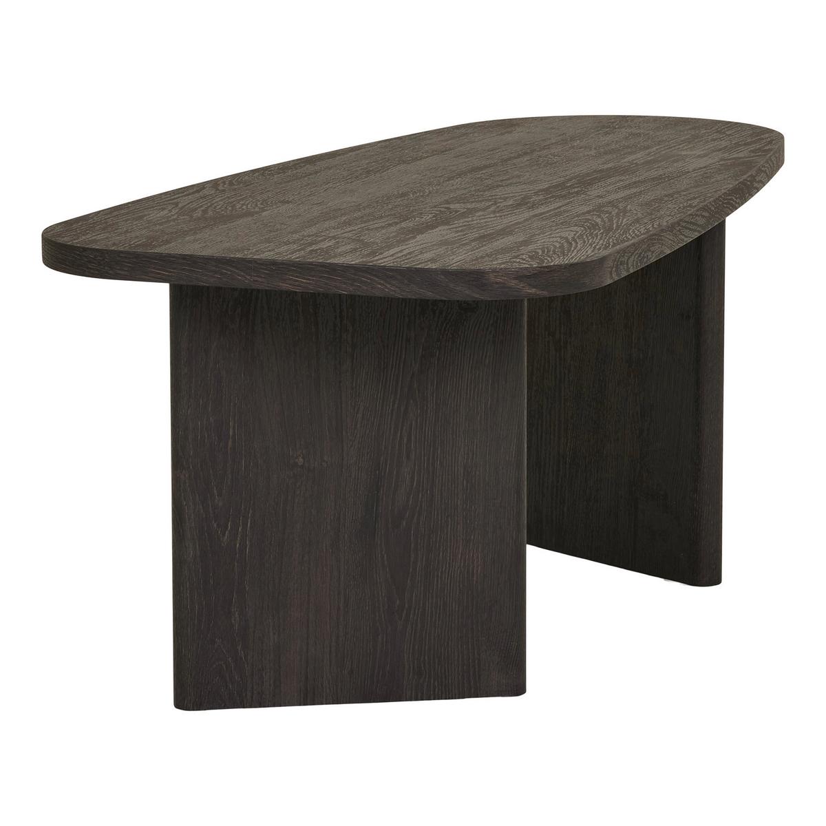 Couchtisch Melo Dunkelbraun B: 100cm - Dunkelbraun, Design, Holzwerkstoff (100/50/41cm) - MID.YOU