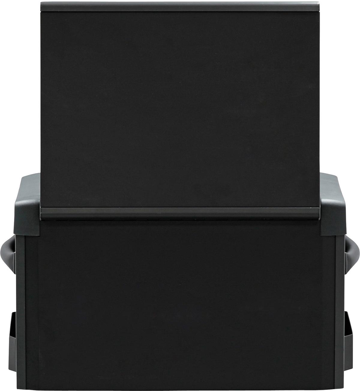 Aufsatz für Werkstattwagen Profi Schwarz/Silber B: 73 cm - Silberfarben/Schwarz, Basics (73/85,5/47cm)