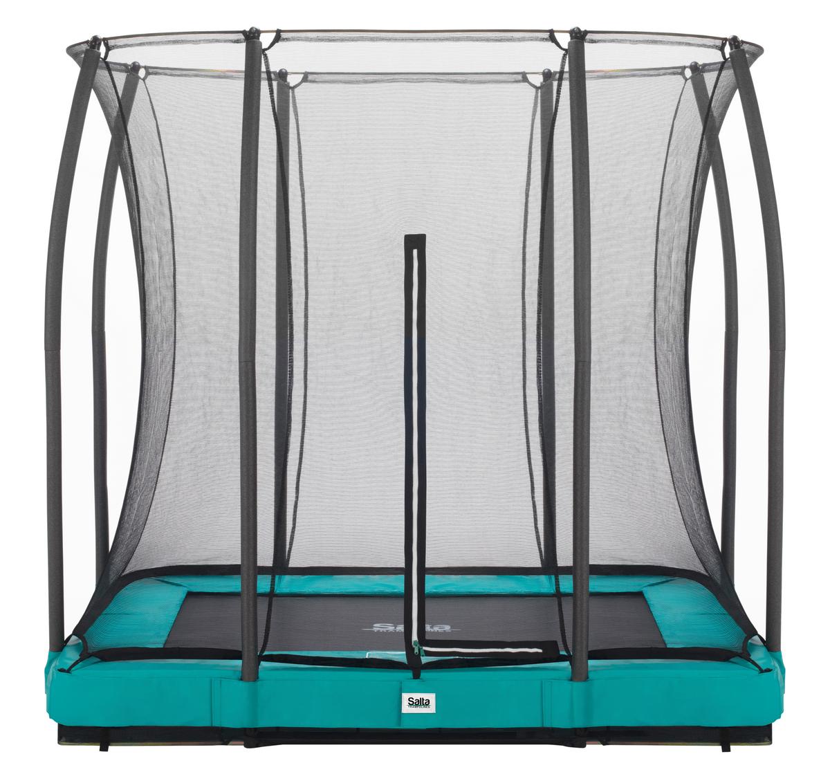 Trampolin Salta Comfort Edition Ground - Grün, Basics, Metall (214/153cm) - Salta