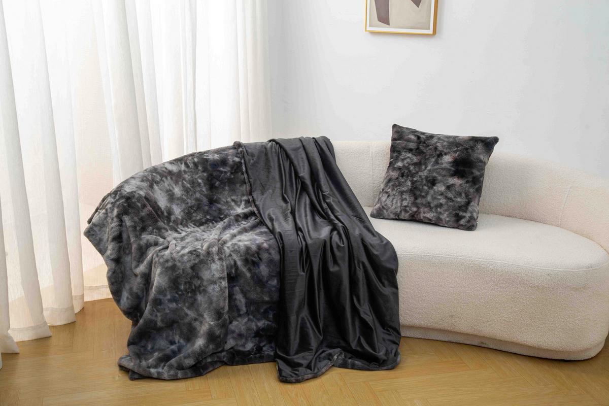Szőrmetakaró Dina Kb. 150/200cm - antracit, Modern, textil (150/200cm) - Luca Bessoni