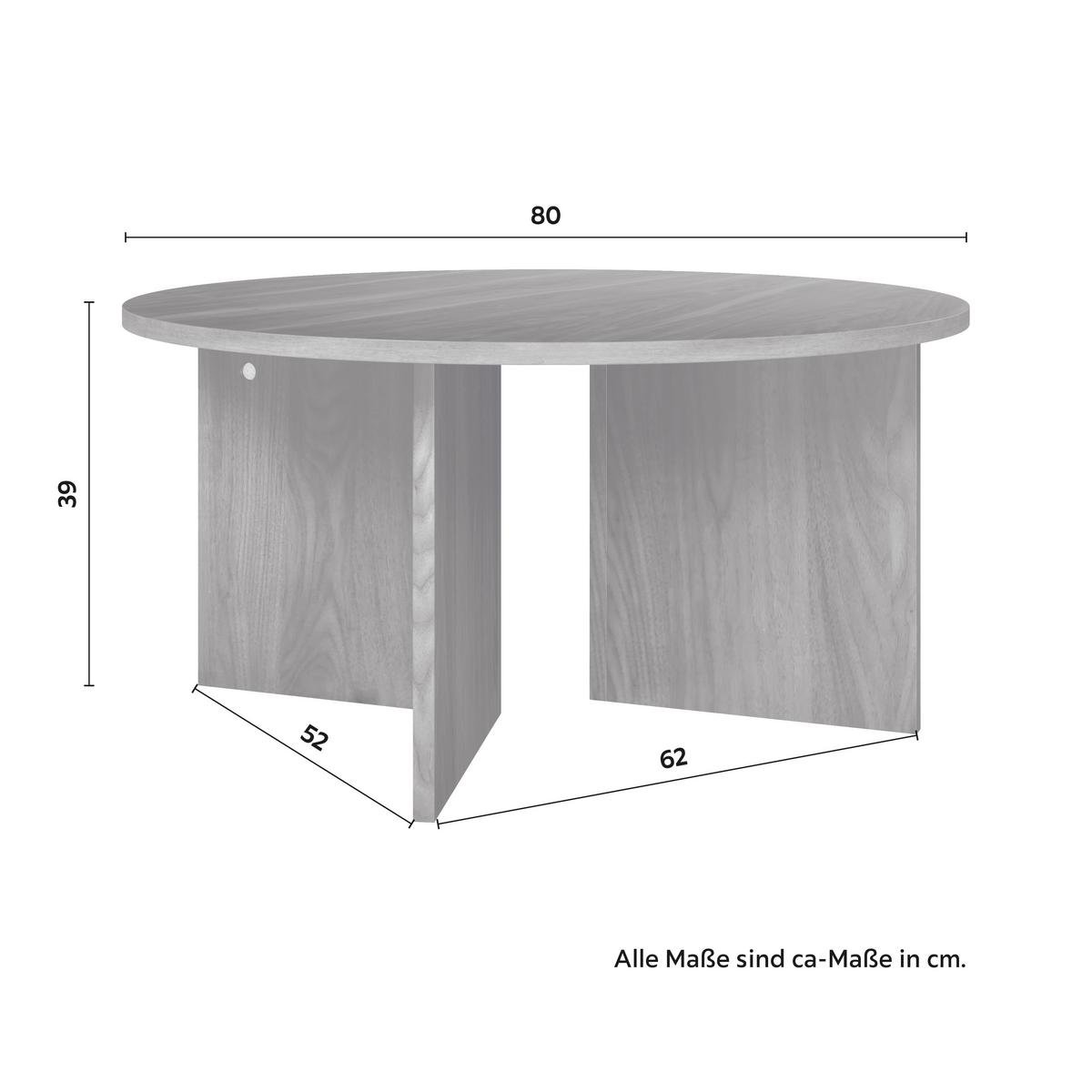 KONFERENČNÝ STOLÍK CELINA - farba vlašského orecha, Modern, drevo/kompozitné drevo (80/39cm) - Bessagi Home