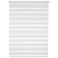 DUÁLNÍ ROLETA Thomas, 120x160cm, bílá - bílá, textil/plast (120/160cm) - Premium Living