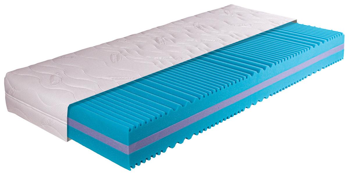 Kaltschaummatratze Cleo H2 Weiß LF: 140x200 cm - Weiß, Basics, Textil (140/200cm) - Breckle