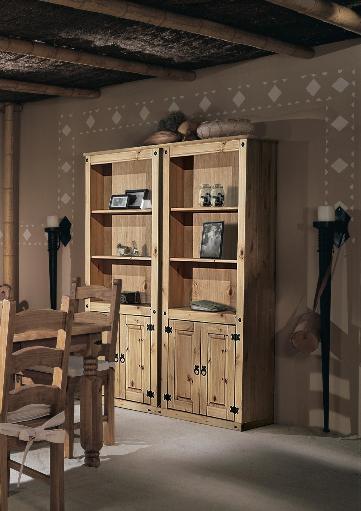 Mehrzweckschrank Honig B: 81cm - Honig, Natur, Holz (81/177/38cm) - Livetastic