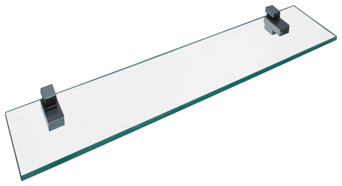 Glasablage Bath 1 B: 40 Cm, Transparent - Transparent, Basics, Glas (40/12cm) - MID.YOU