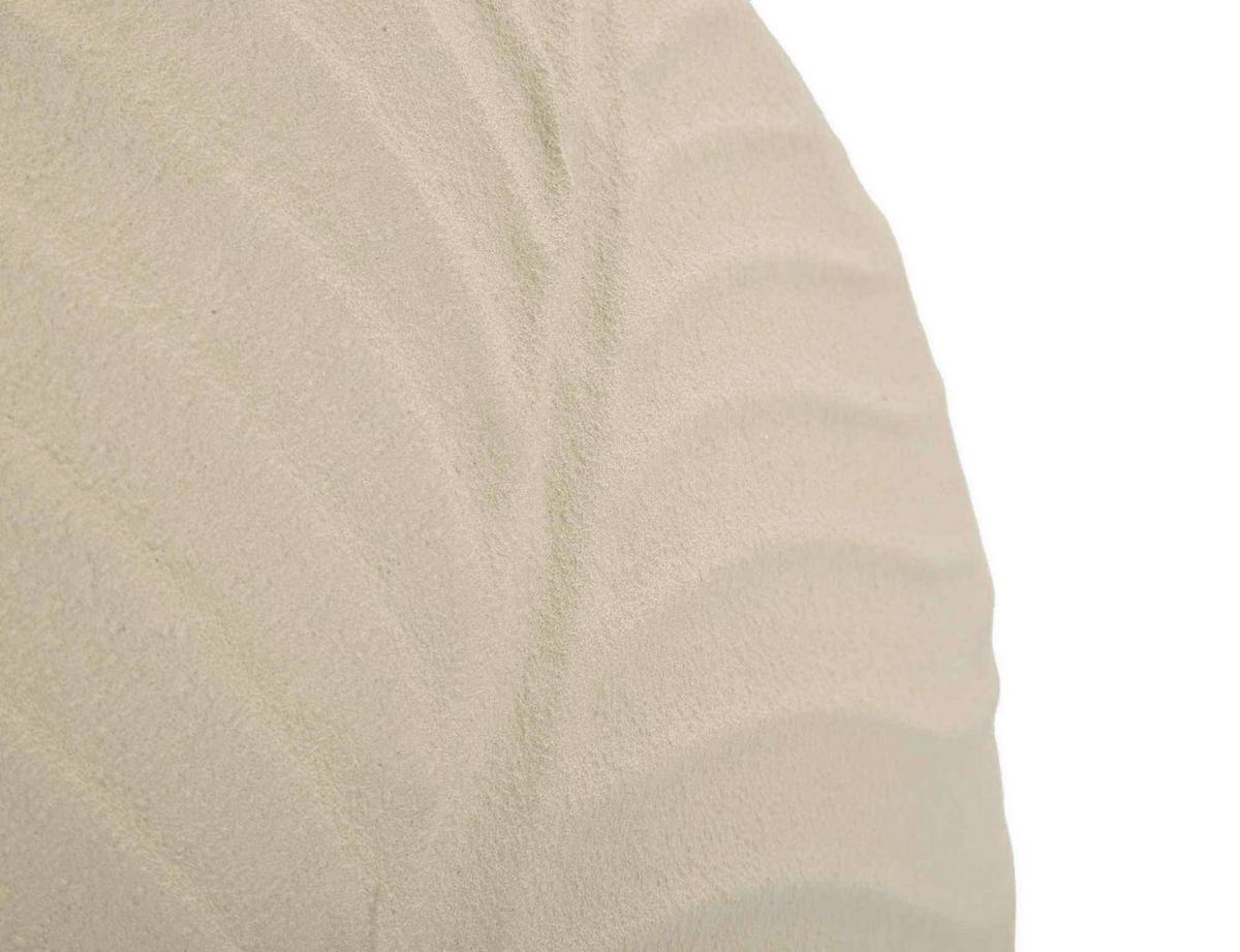 Vase Round Dune Creme B: 32,5 Cm - Creme, Basics, Metall (32,5/13/32,5cm)