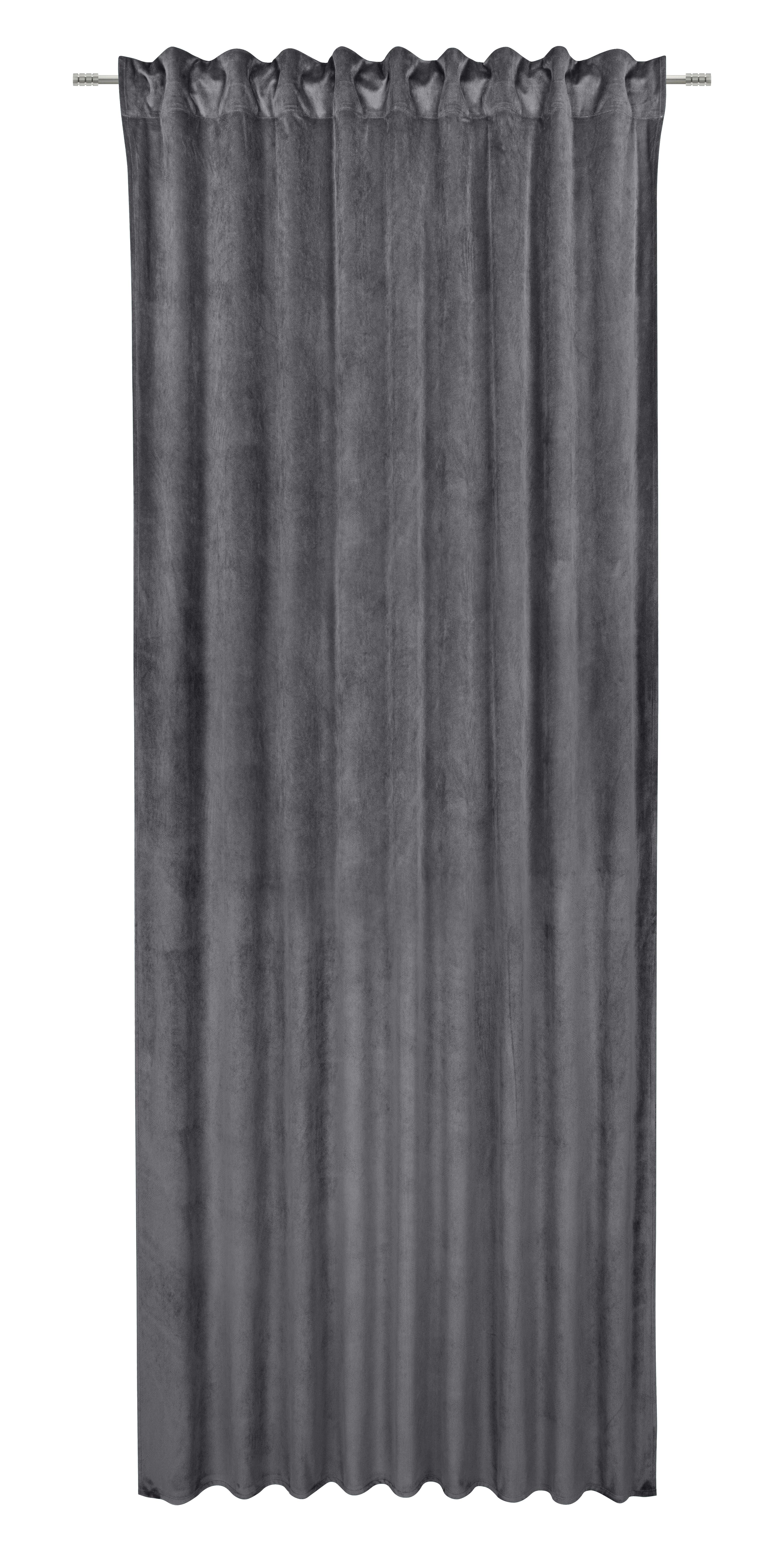Hotový Záves Bianca, 140/245cm, Sivá - sivá, Konvenčný, textil (140/245cm) - Modern Living
